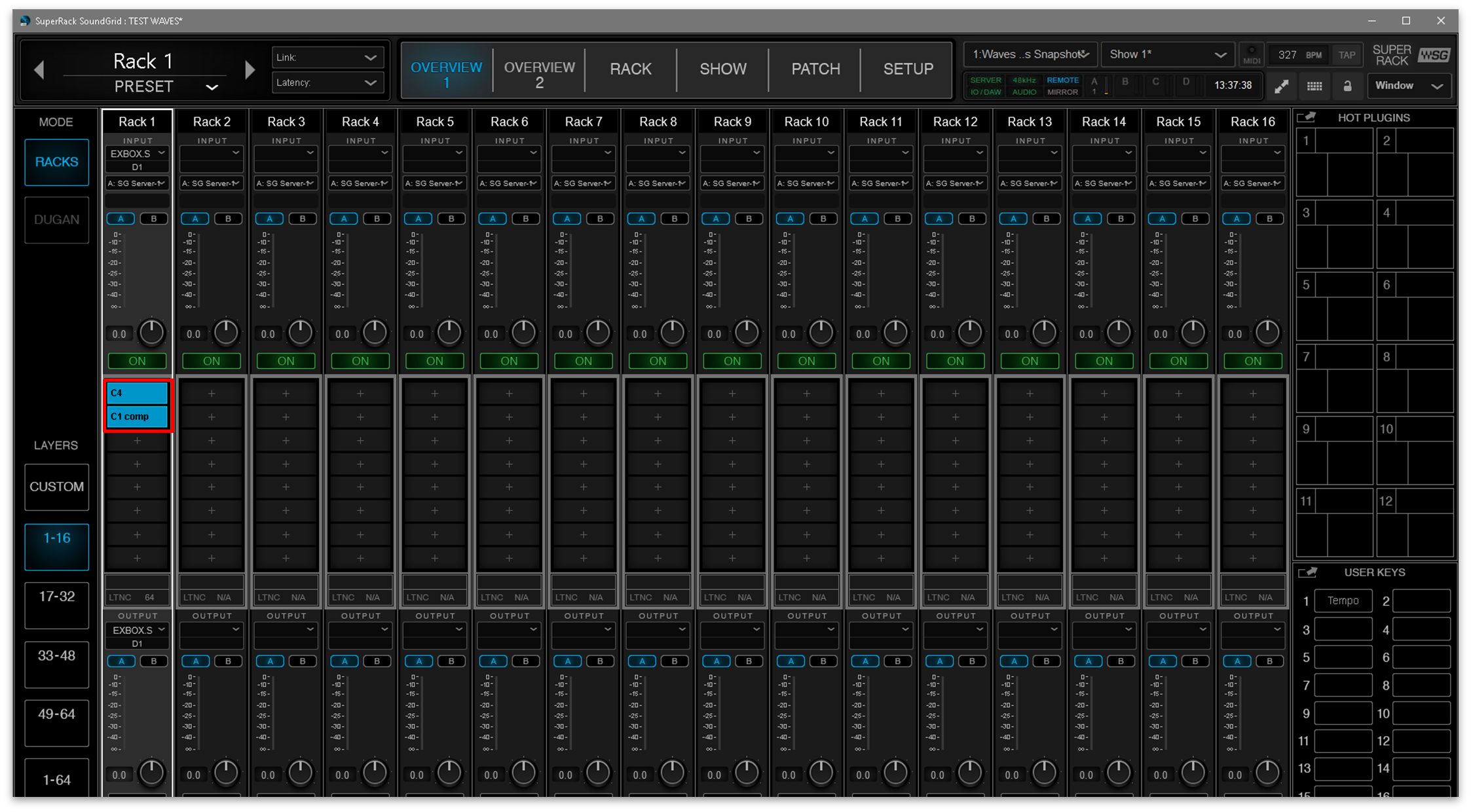 Waves for mc² - Operating Principles